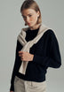 ROUND NECK 100% CASHMERE SWEATER