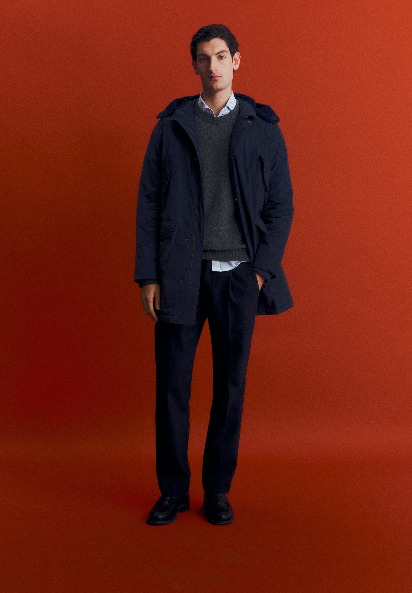 WATERPROOF LOGO PARKA