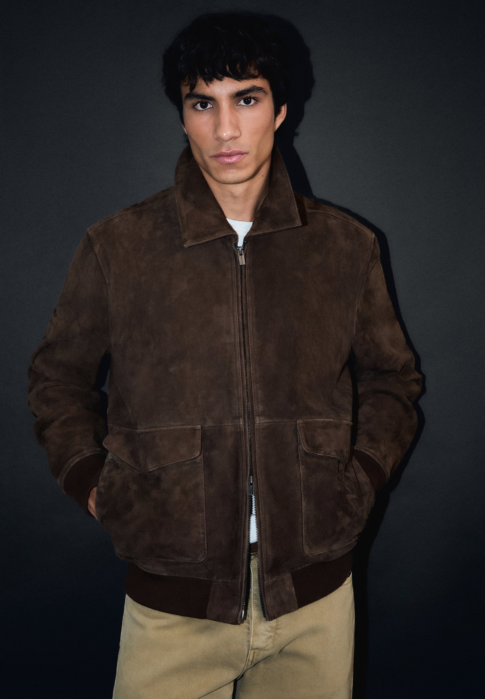 SUEDE LEATHER JACKET