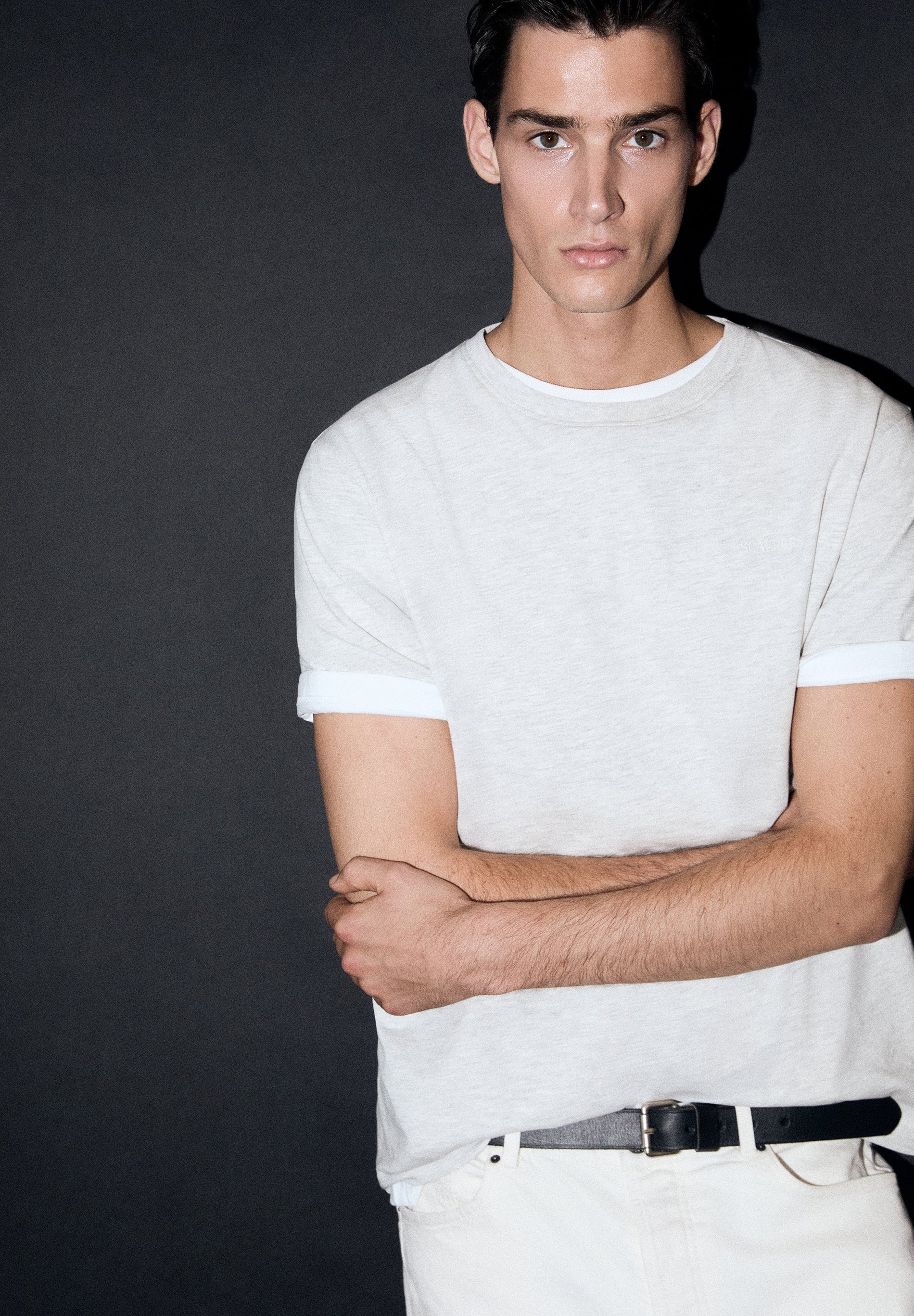 FADED EMBROIDERED T-SHIRT