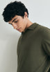 FINE-KNIT SKULL POLO SHIRT