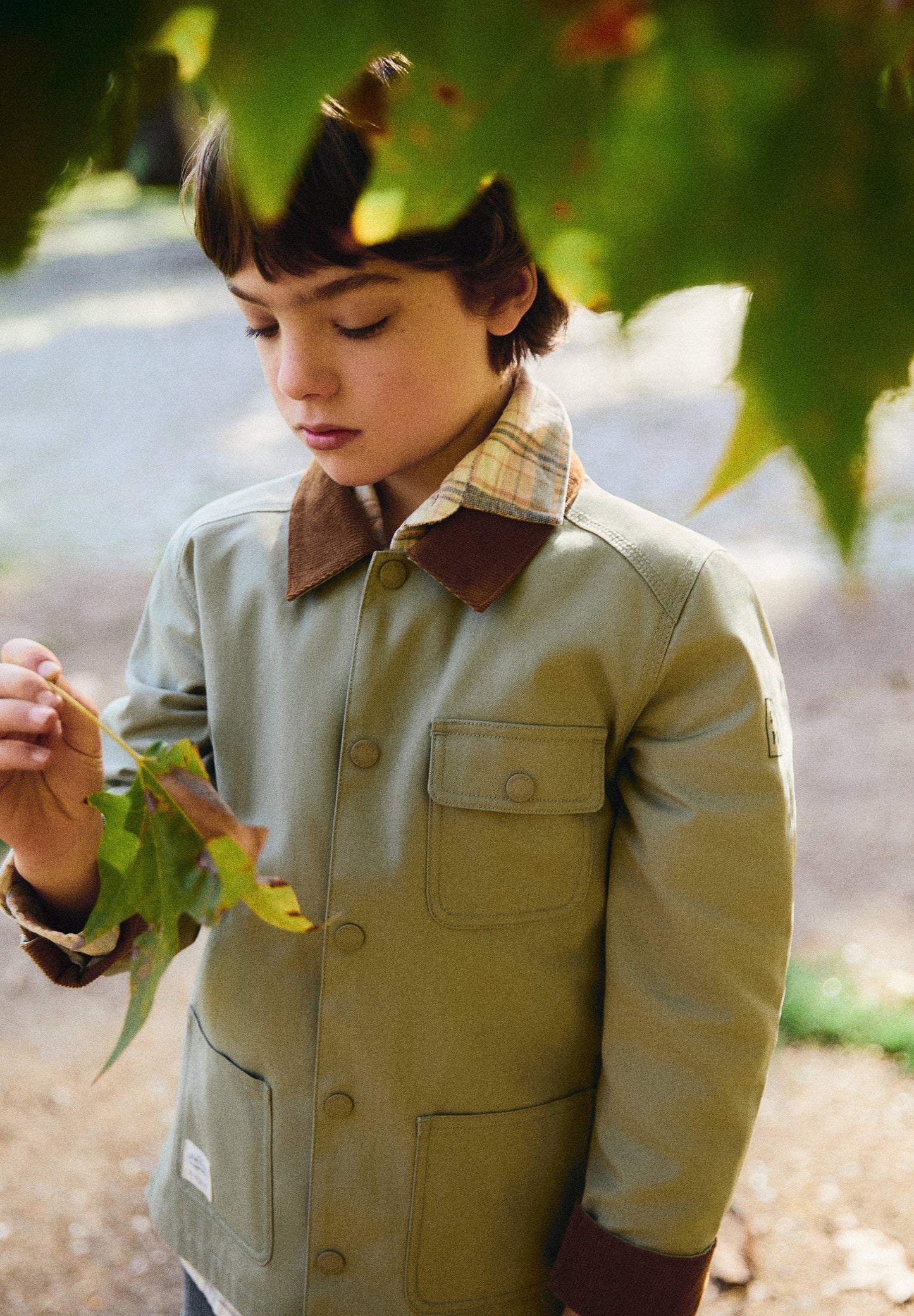 JACKET WITH SHIRT COLLAR