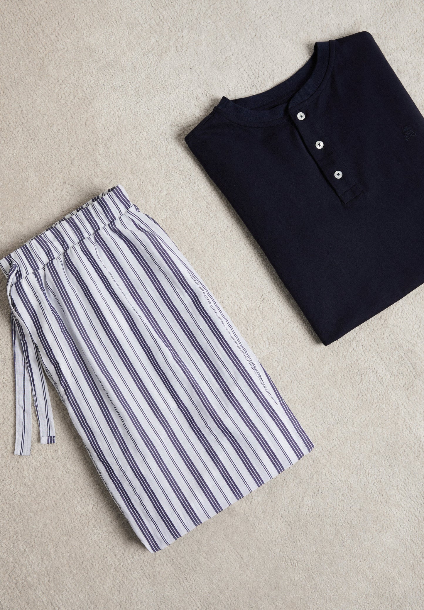 STRIPED BOTTOM PYJAMAS