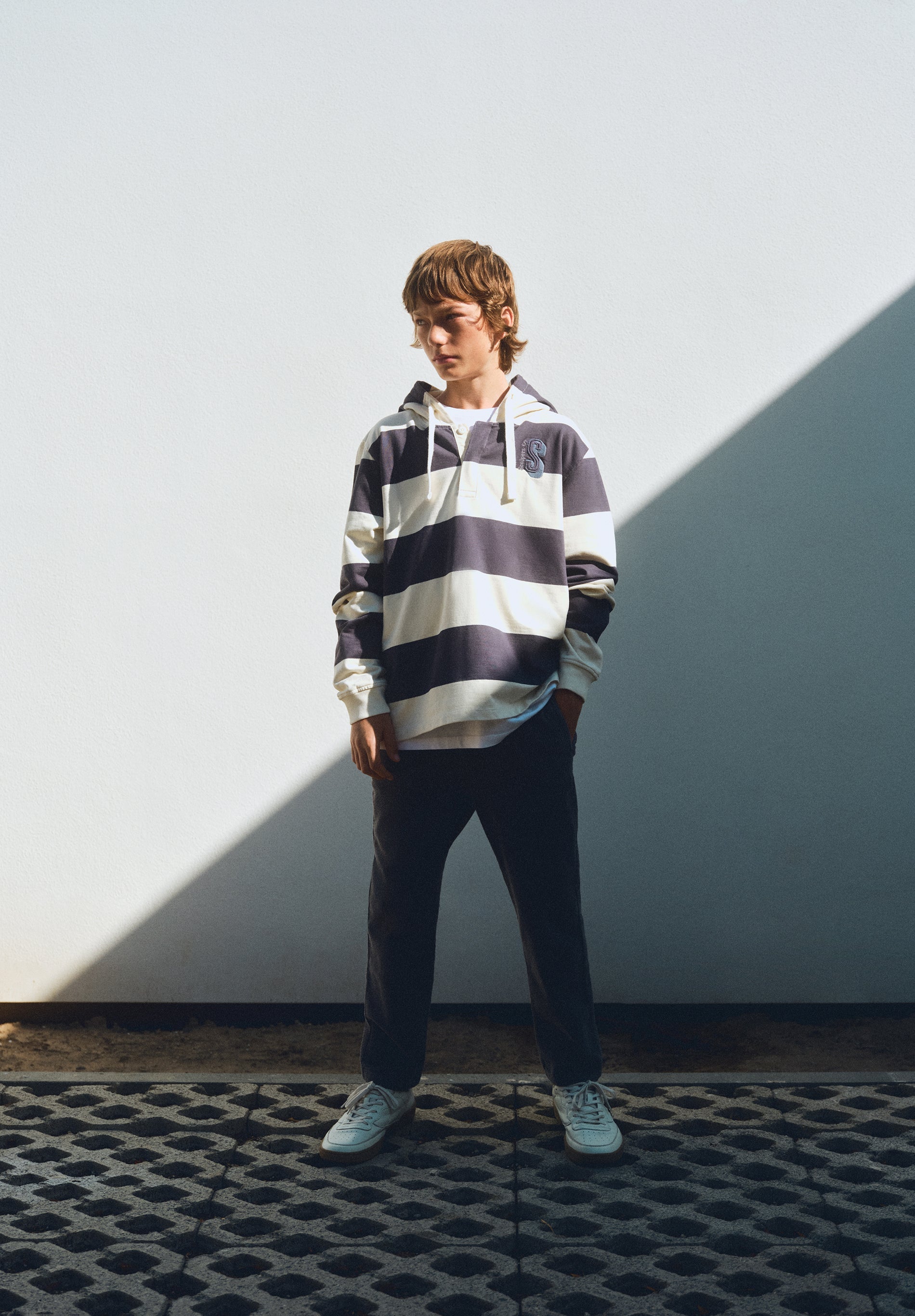 STRAIGHT CUT CORDUROY TROUSERS