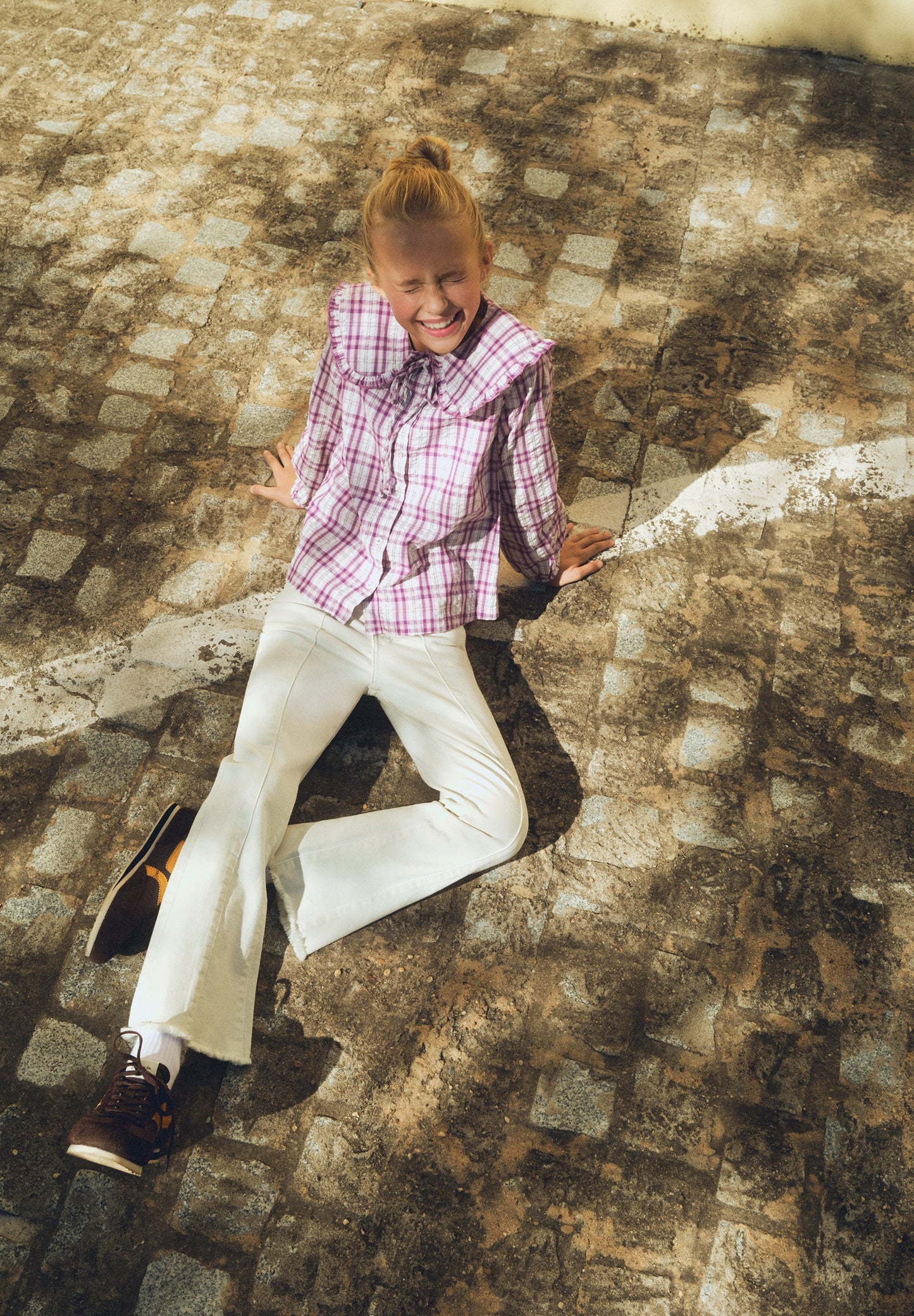 SCCHECKSBLOUSE GIRLS