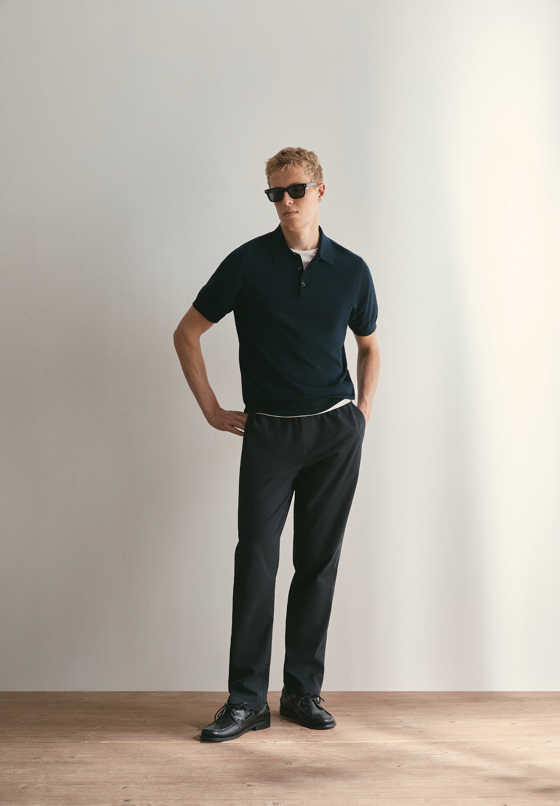 POLO SHIRT COLLAR SWEATER