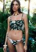 FLORAL HALTY BIKINI BOTTOM WITH TIES | ROBIN X SCALPERS