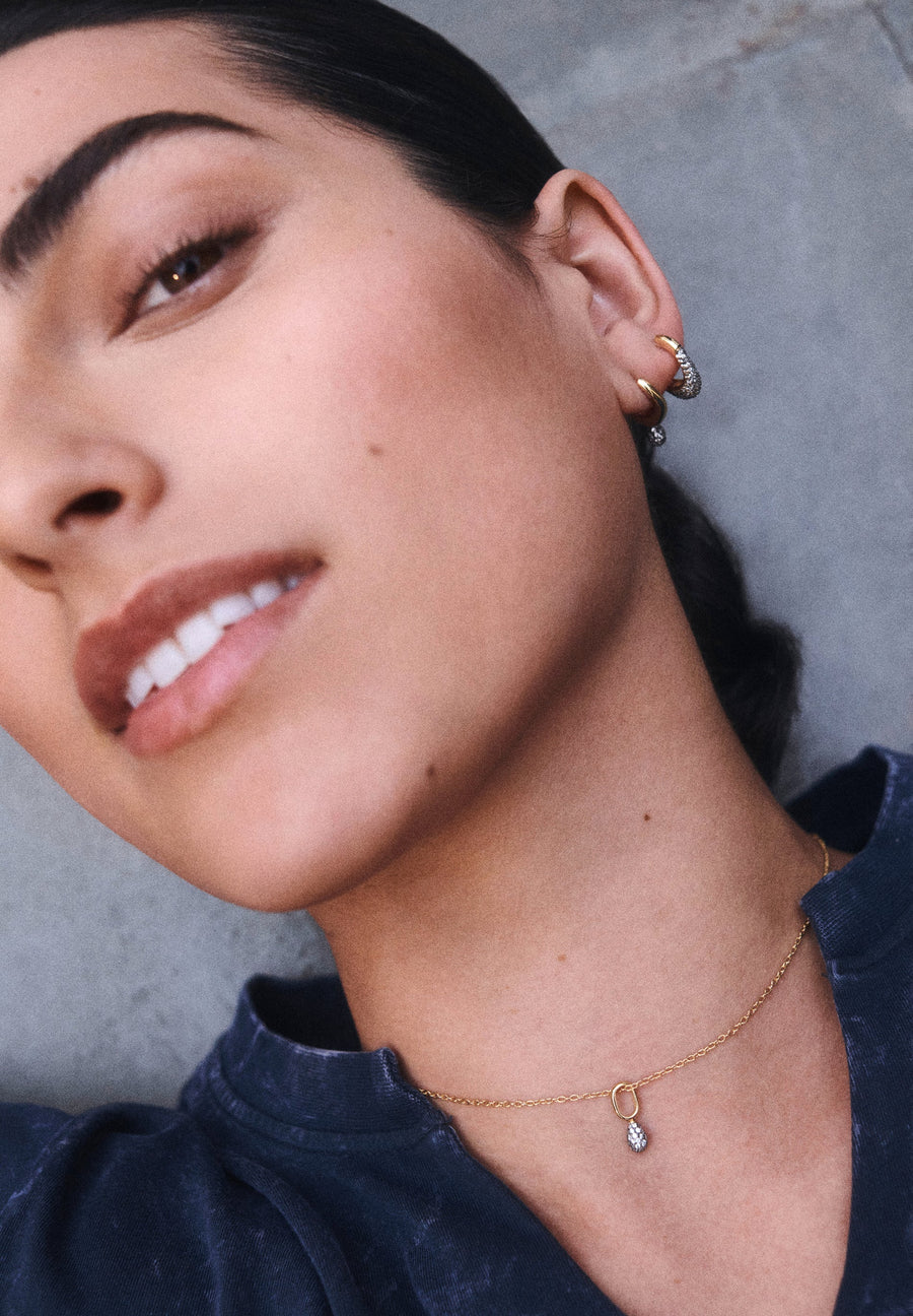 PAVÉ LAVA NECKLACE PDPAOLA X SCALPERS