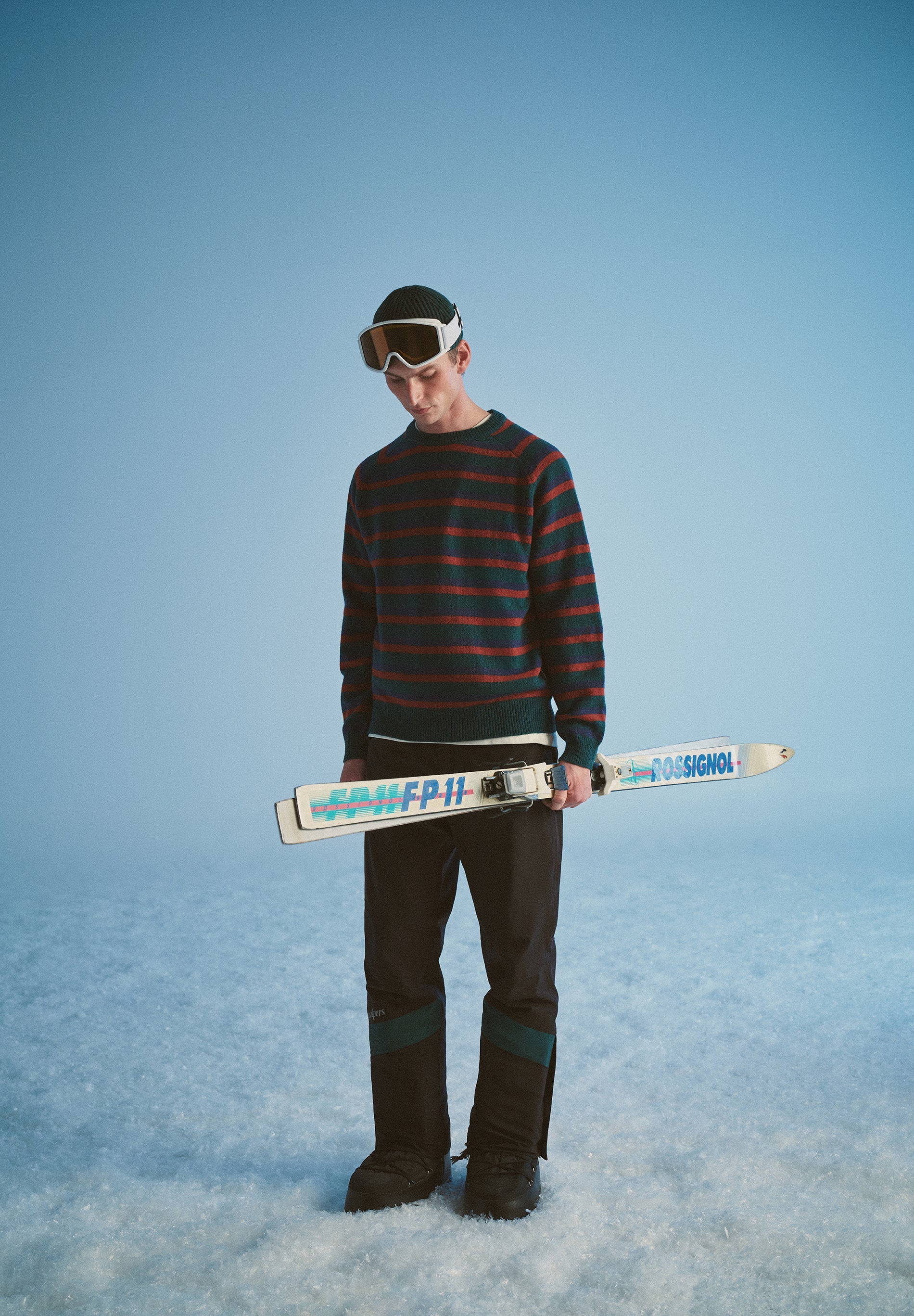 STRIPED WOOL SWEATER