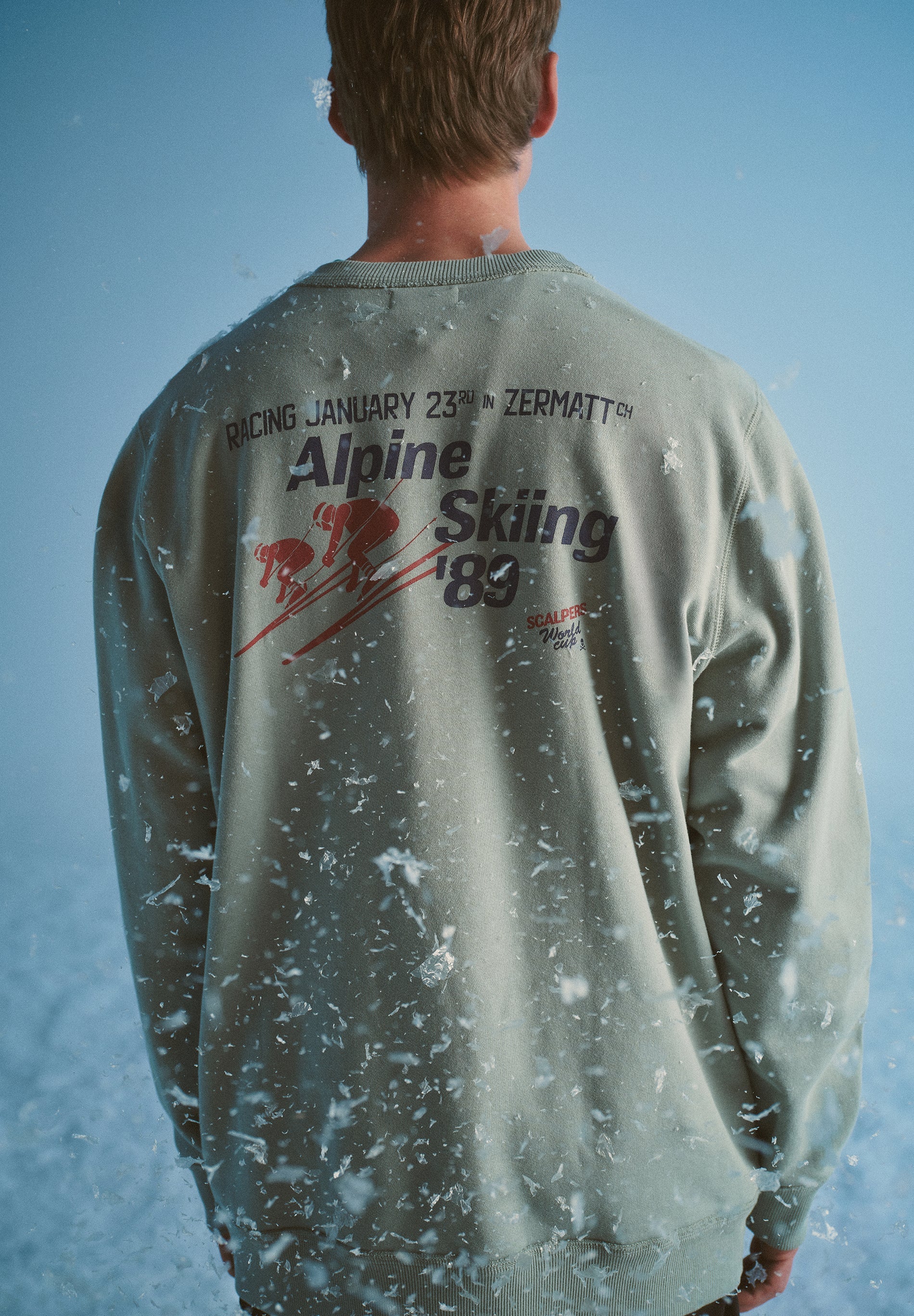 ALPINE PRINT SWEATSHIRT
