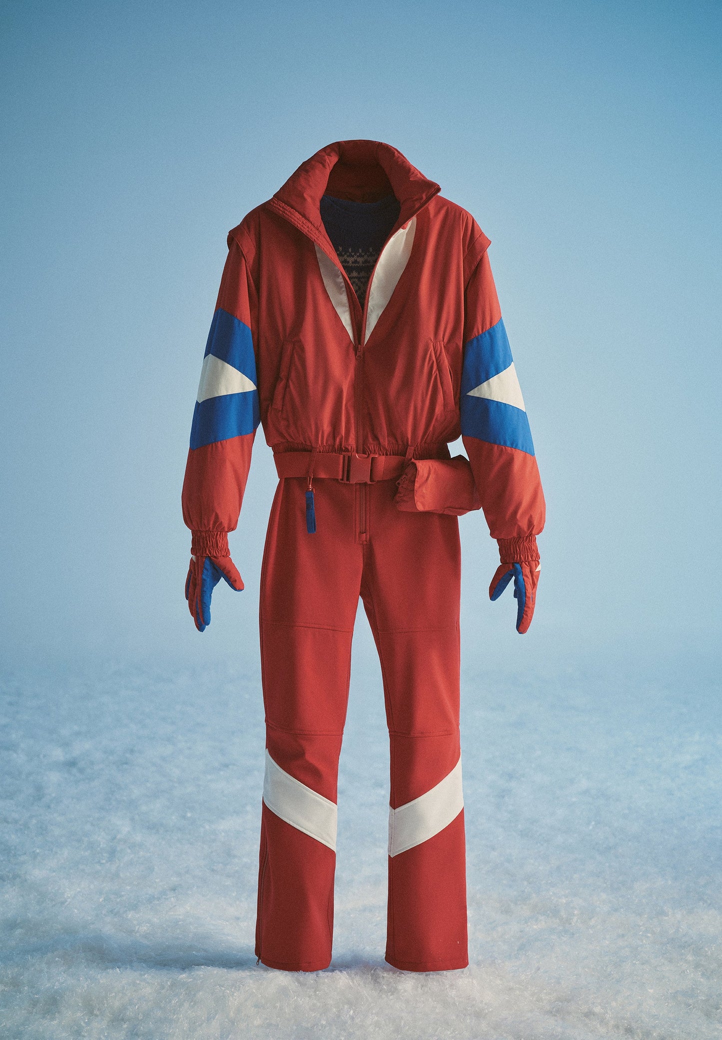 SCSKI RED JUMPSUIT