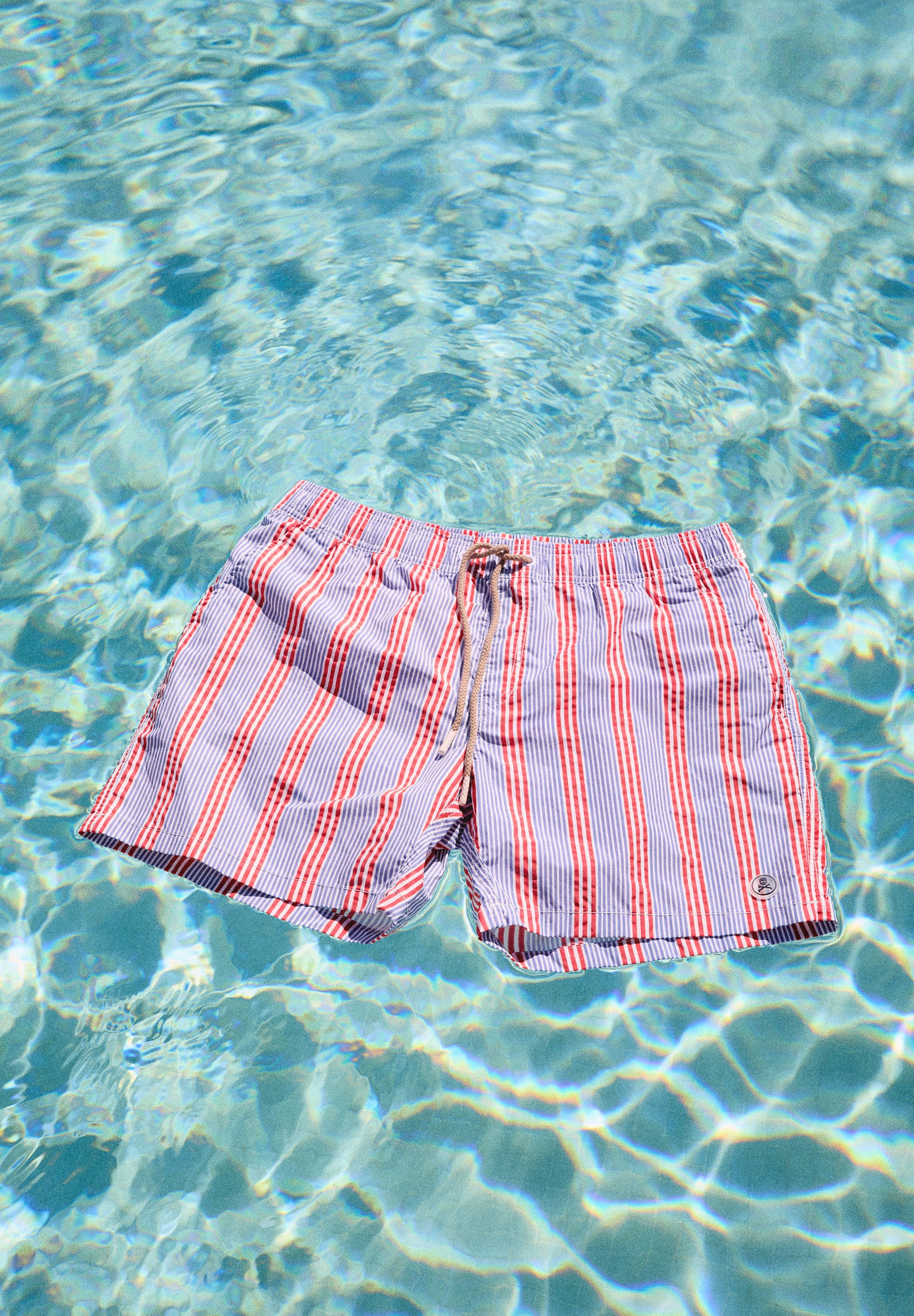 STRIPE PRINT SWIMSUIT