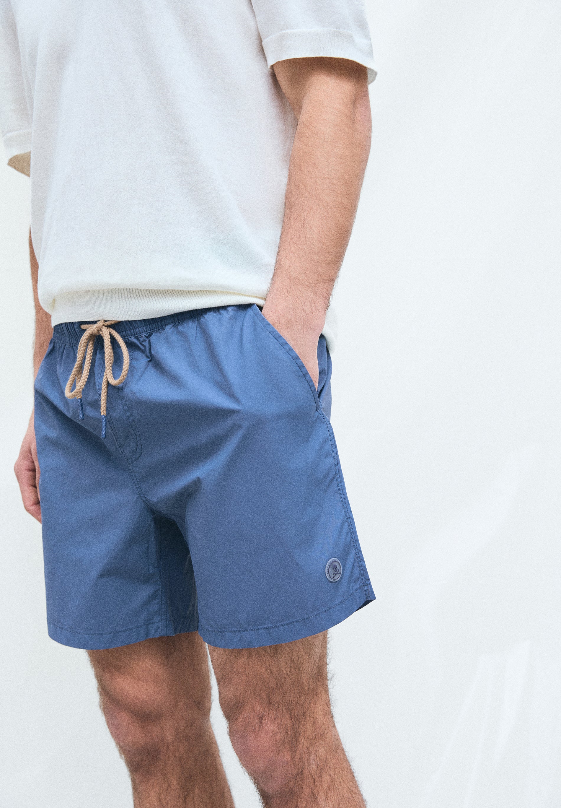 BASIC SWIMMING TRUNKS WITH POCKET