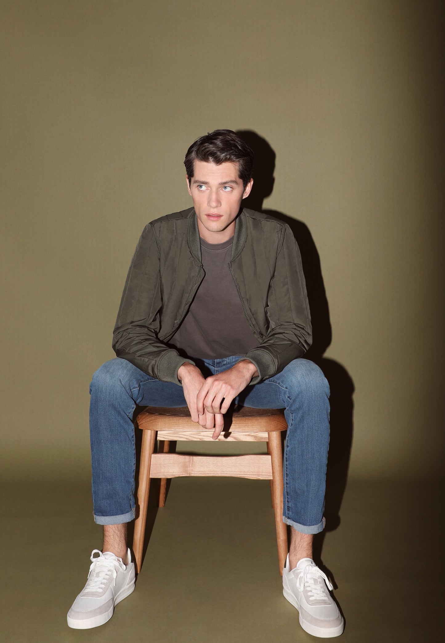 CHAQUETA ACOLCHADA CUELLO RIB