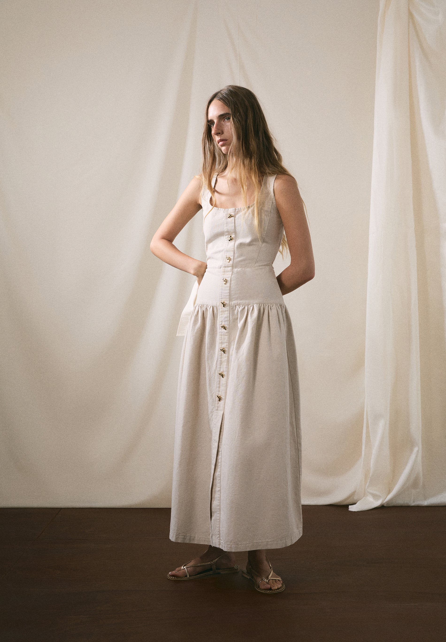 SCRUSTIC DENIM DRESS