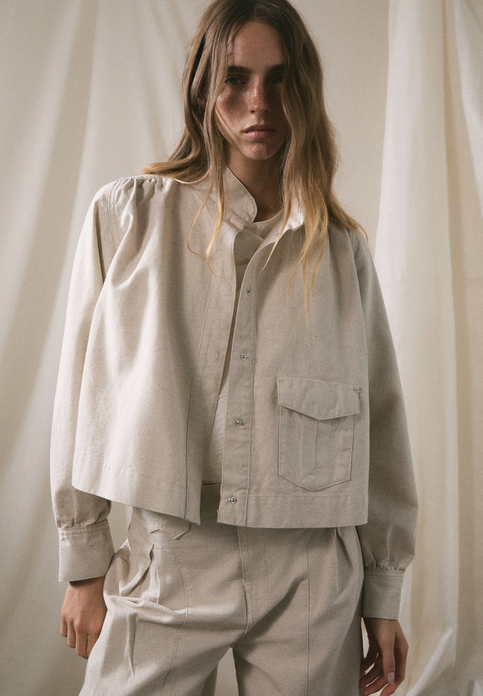 SCRUSTIC PLEAT JACKET