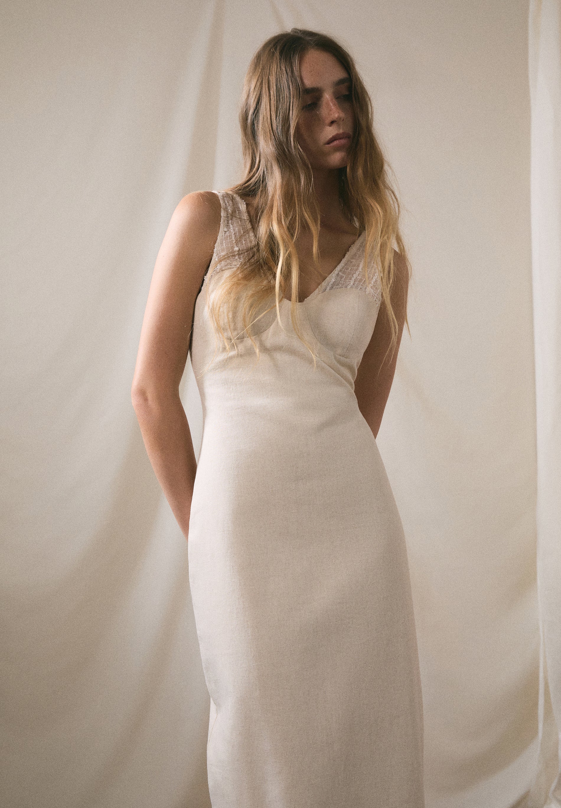 SCORG LINEN DRESS