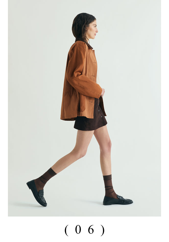 TWO-TONE WAXED JACKET