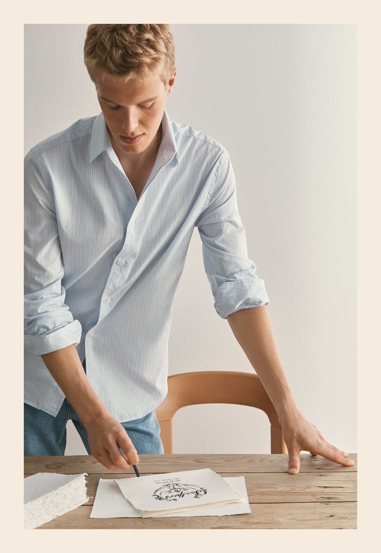 LIGHTWEIGHT COTTON POPLIN SHIRT