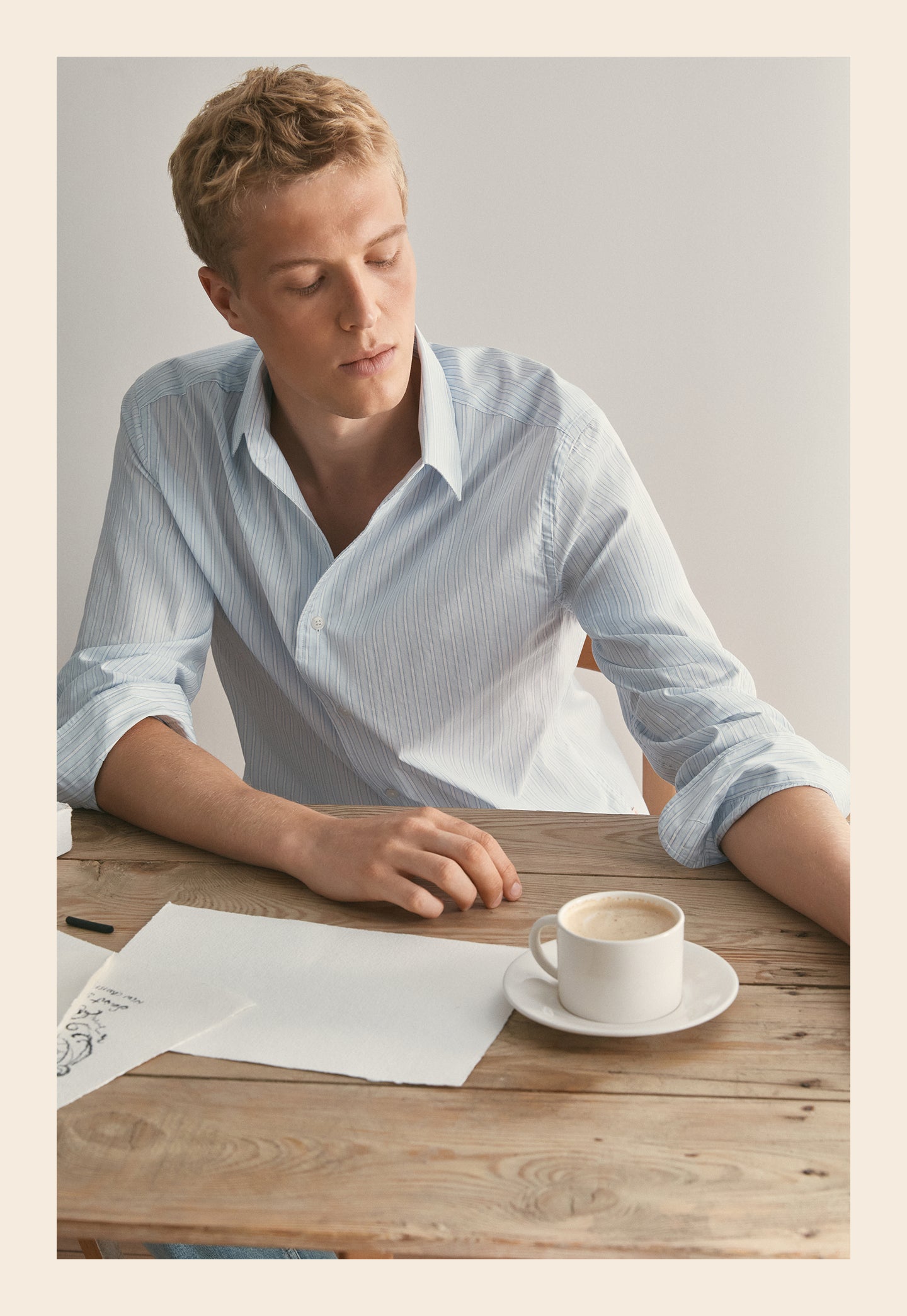 LIGHTWEIGHT COTTON POPLIN SHIRT