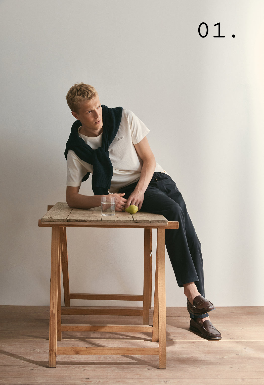 RELAXED FIT DRAWSTRING TROUSERS