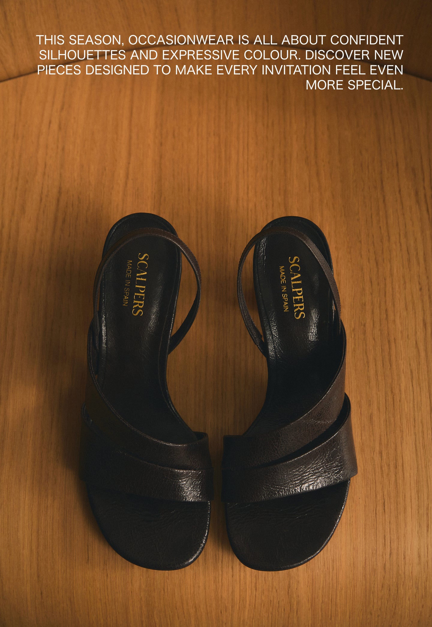HIGH-HEELED SLINGBACK SANDALS